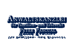 Logo der Anwaltskanzlei Peter Pascual in Schweinfurt